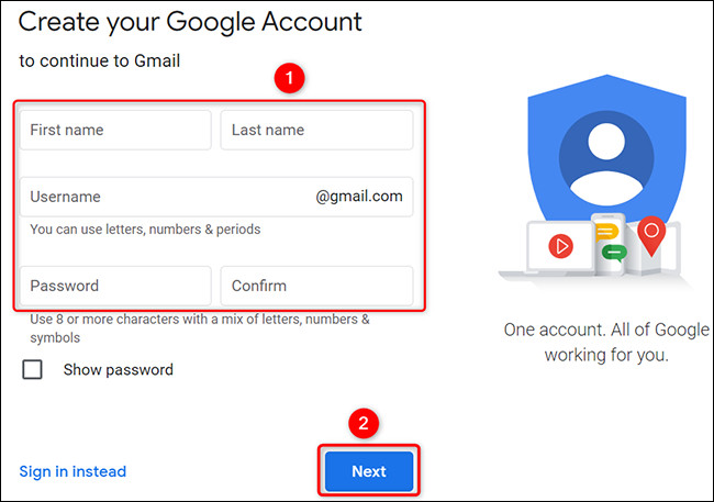 How to Create Gmail account