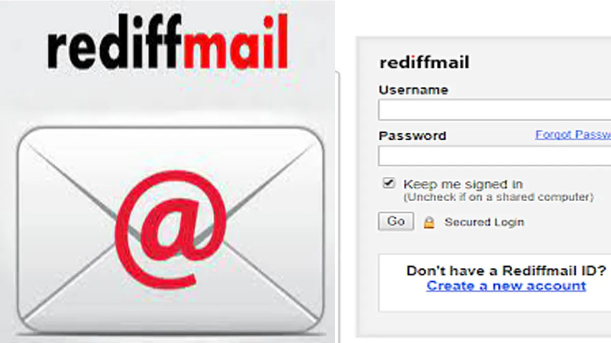 Create Rediffmail New Account