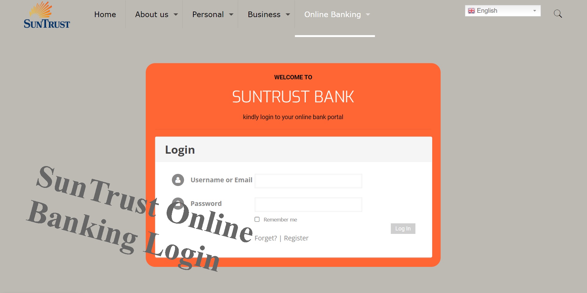 SunTrust Online Banking Login