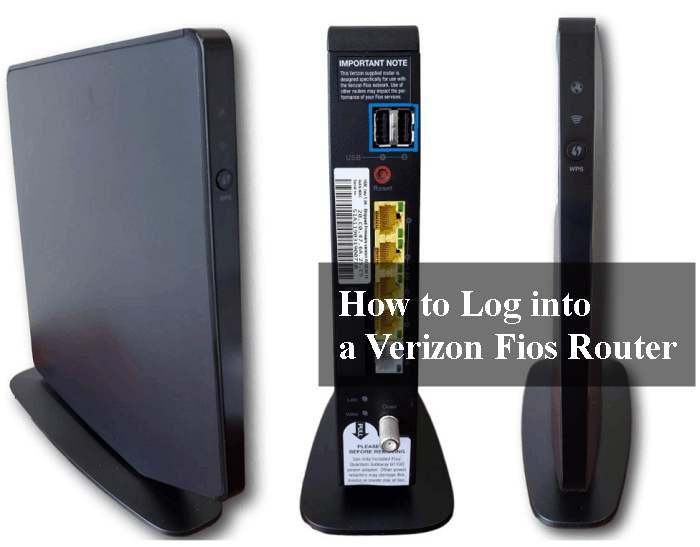 How to Log into a Verizon Fios Router